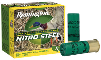 Remington Nitro-Steel High Velocity 12 Gauge 2.75 in 4 Shot 1 1/8 oz 25 Rounds