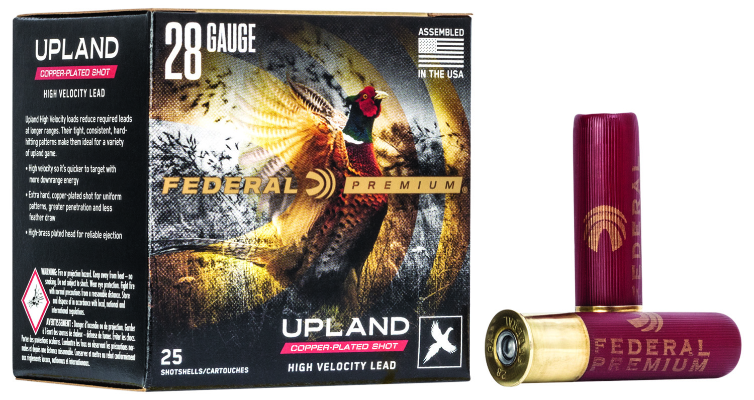 Federal Premium Wing-Shok High Velocity 28 Gauge 2.75 in #7.5 Lead Shot, 25 Rounds Per Box