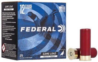 Federal Game-Shok H1254 12 Gauge 2.75 in 1.25 oz #4 Shot, 25 Rounds