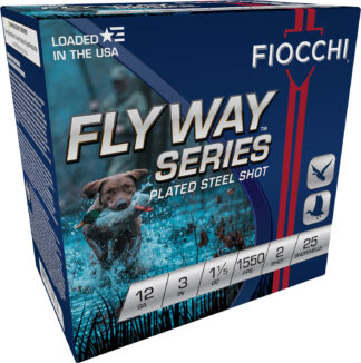 Fiocchi Flyway 12 Gauge 2 Shot 3 in Speed Steel, 25 Rounds