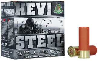 Hevishot HEVI-Steel 12 Gauge 2.75 in #1 Shot 1-1/8 oz 25 Rounds