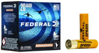 Federal Speed-Shok 20 Gauge 3 in #1 Steel 7/8 oz, 25 Rounds