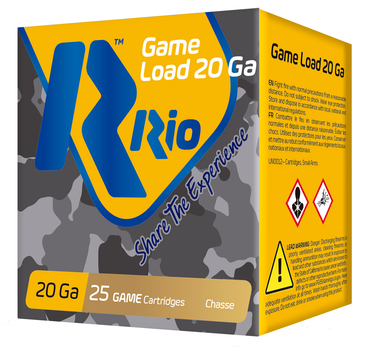 Rio Ammunition RC208 20 Gauge 2.75 in #8 Lead Shot, 1 oz, 25 Rounds Per Box