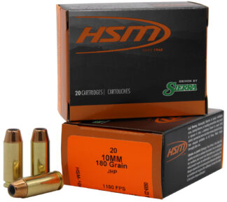 HSM Pro Pistol Hunter 10mm Auto 180 gr JHP, 20 Rounds