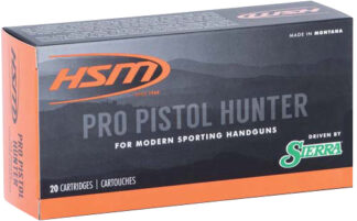 HSM Pro Pistol Hunter .460 S&W Magnum 300 Gr Jacketed Soft Point Ammo, 20 Rounds