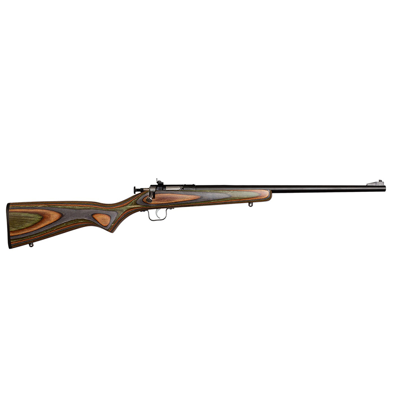 Davey Crickett Crickett Youth .22 LR Single Shot 16.125 in Blued/Green-Tan Laminated
