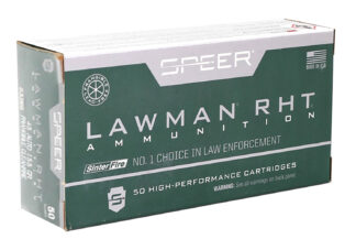 CCI Ammunition Speer 53395 Lawman Training RHT 45 ACP 155 gr SinterFire Frangible 50-Rd Box