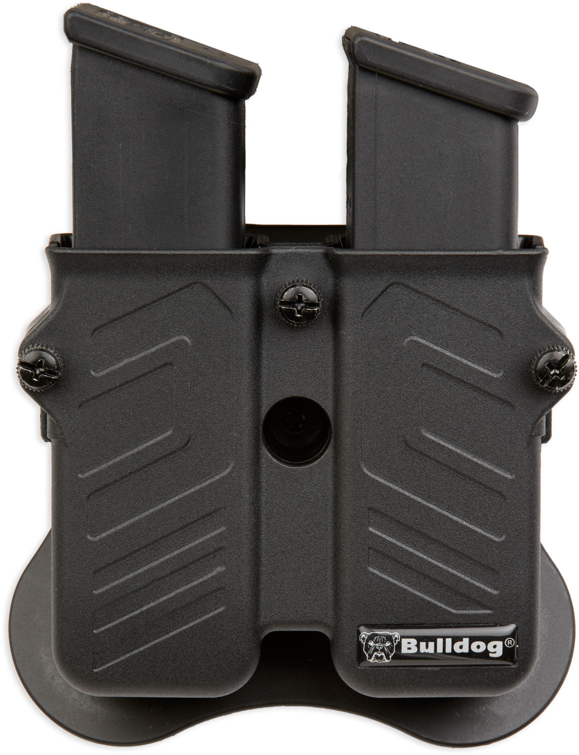 Bulldog Cases Max Multi-Fit Mag Holder OWB Black Polymer Paddle Ambidextrous