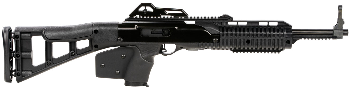 Hi-Point 3895TSCA 3895TS Carbine *CA Compliant 380 ACP Caliber with 16.50" Barrel, 10+1 Capacity, Black Metal Finish, Black All Weather Skeletonized Stock & Black California Paddle Grip Right Hand