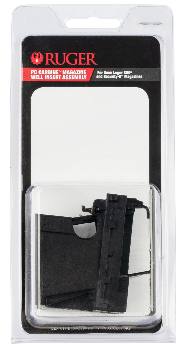 Ruger 90653 Mag Well Insert Assembly for Ruger PC Carbine, 9mm, Black Polymer