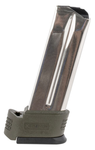 Springfield Armory XD Subcompact .40 S&W 10rd Stainless Steel Magazine W/ OD Green Sleeve