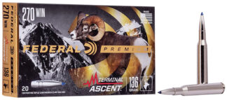 Federal Premium Terminal Ascent .270 Winchester 136 Gr 20-Round Box