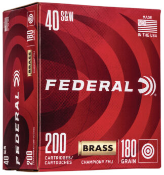 Federal Champion Training .40 S&W 180 Grain FMJ, 200 Rounds