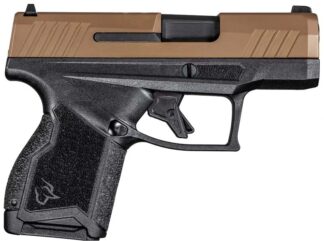 Taurus GX4 9mm 3.06 in Striker-Fired Pistol, Black/Coyote, 2 Magazines