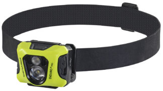 Streamlight Enduro Pro USB Rechargeable Headlamp 2-LED, 45-Degree Tilting Head, Up to 200 Lumens, Black/Yellow