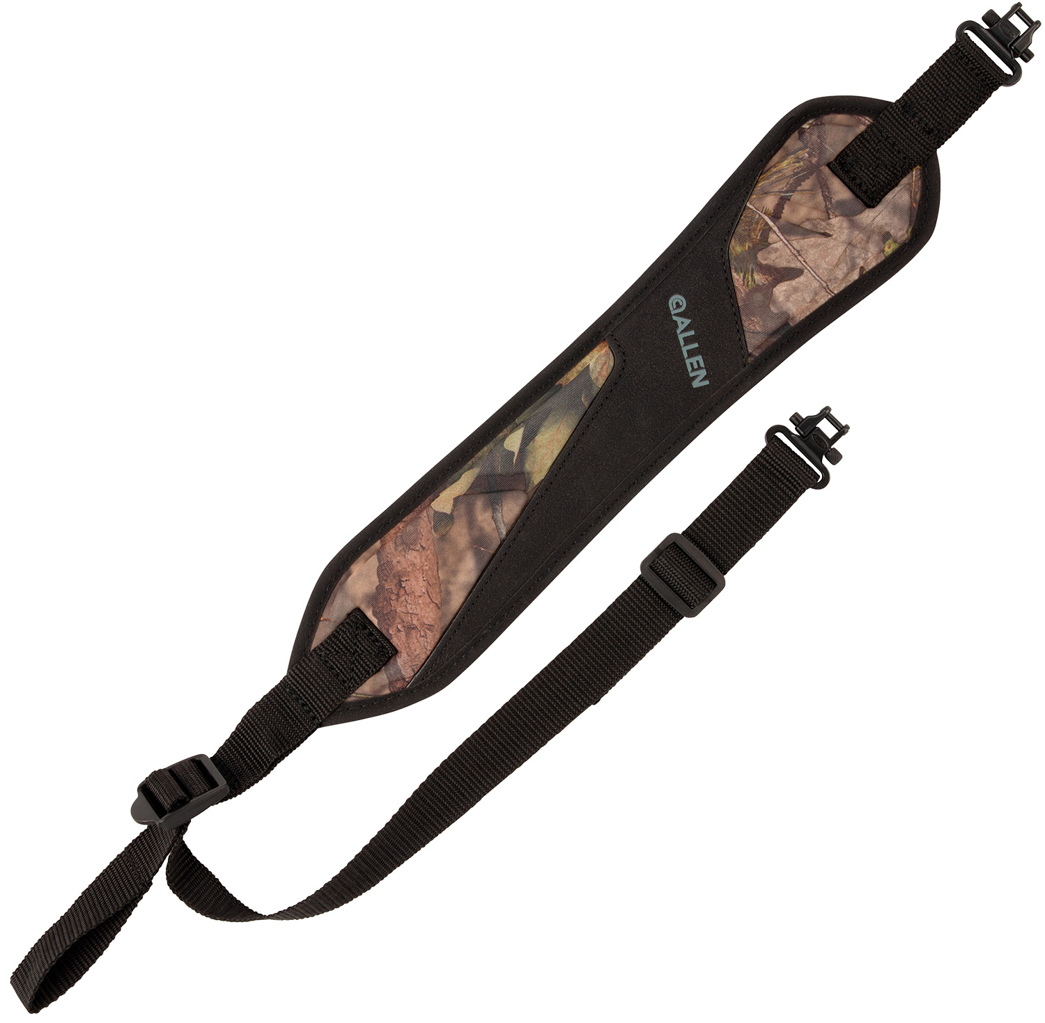 Allen 8287 Glenwood Lightweight Rifle/Shotgun Sling with Foam Padding, Mossy Oak Break-Up/Black Nylon