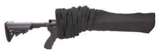 Tac Six Tactical Rifle Gun Sock 55 in Black Silicone Treated Knit