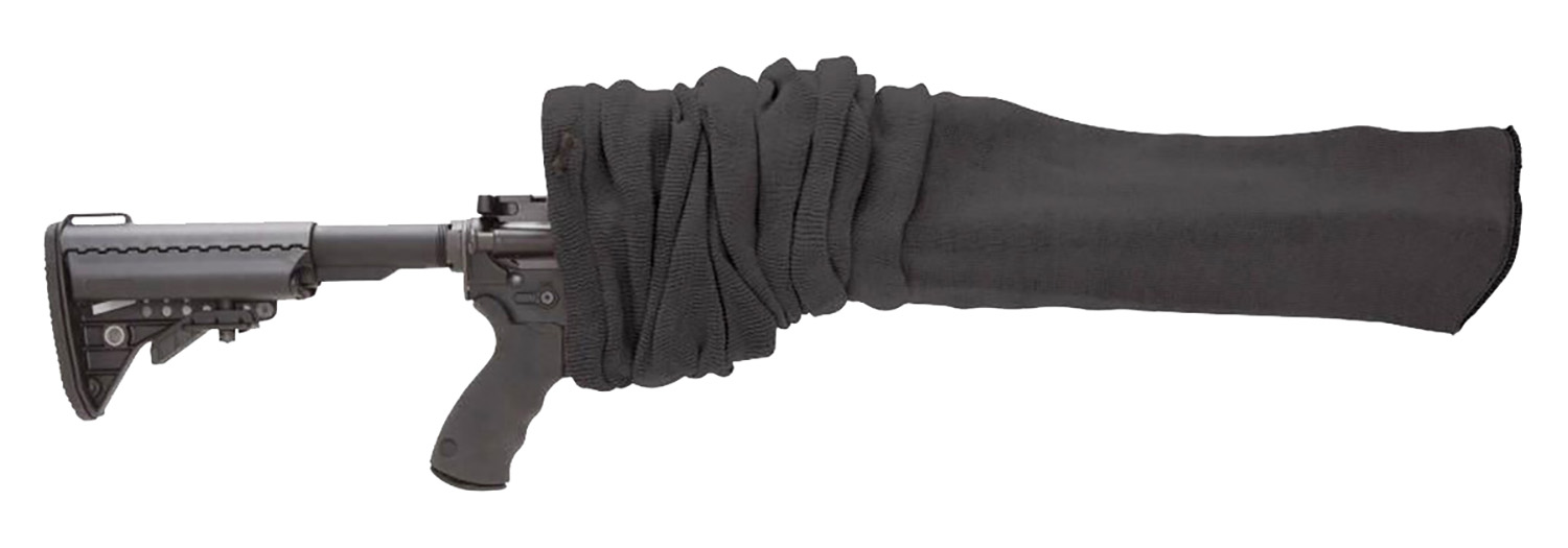 Tac Six Tactical Rifle Gun Sock 55 in Black Silicone Treated Knit