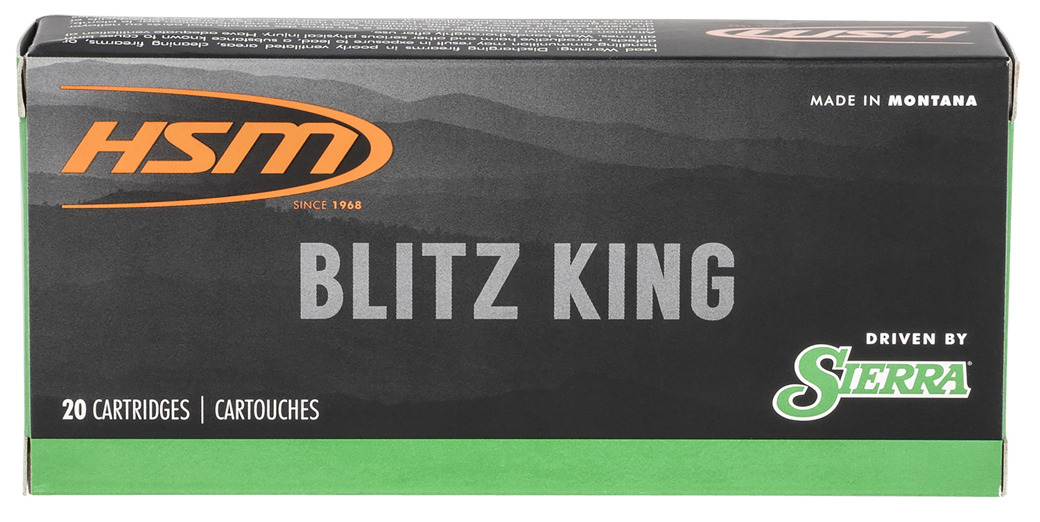 HSM Varmint .22-250 Remington 55 gr Sierra BlitzKing, 20 Rounds