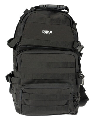 Rukx Gear ATICT3DB Tactical 3 Day Black 600D Polyester