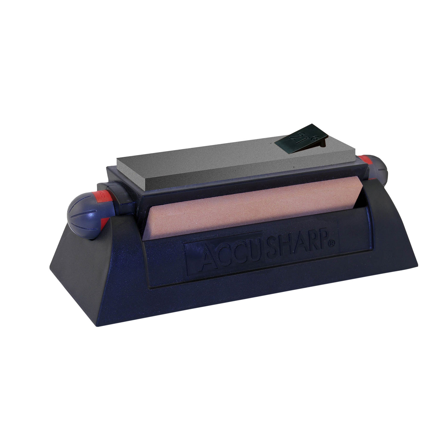 Accusharp Tri-Stone Knife Sharpening System Coarse/Medium/Fine Alumina-Oxide