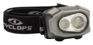 Cyclops eFlex 400 Headlamp, 400 Lumens Cree XP-G3 LED, White/Red/Green/Blue, ABS