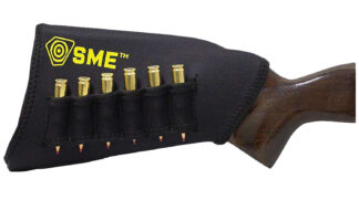 SME Products Stock Riser with Shell Loop, Black Neoprene