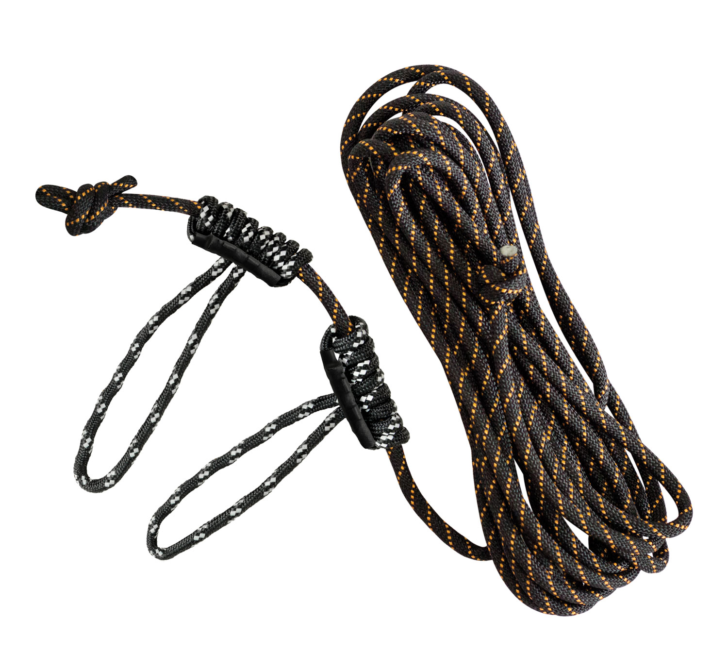 Muddy Outdoors Safe-Line MUDMSA500 30 ft Braided Nylon (Black/Orange)