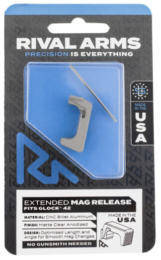 Rival Arms RA72S001D Extended Magazine Release for SIG P320, Dark Gray Aluminum