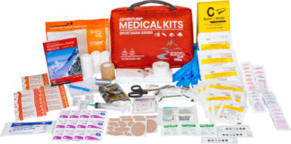 Adventure Medical Kits Sportsman 400 First Aid Kit, 10 People, Red