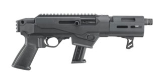 Ruger PC Charger 9mm 6.5 in Threaded Barrel 17+1 Optics-Ready Semi-Auto Pistol, Black Hard-Coat Anodized