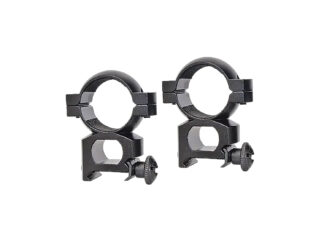 Turner Fabrications A798DS Quick Peep Weaver-Style 1 in Aluminum Scope Rings, Matte Black