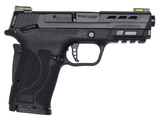 S&W Performance Center M&P 9 Shield EZ M2.0 9mm, 3.83 in, 8+1, Ported, Black Armornite