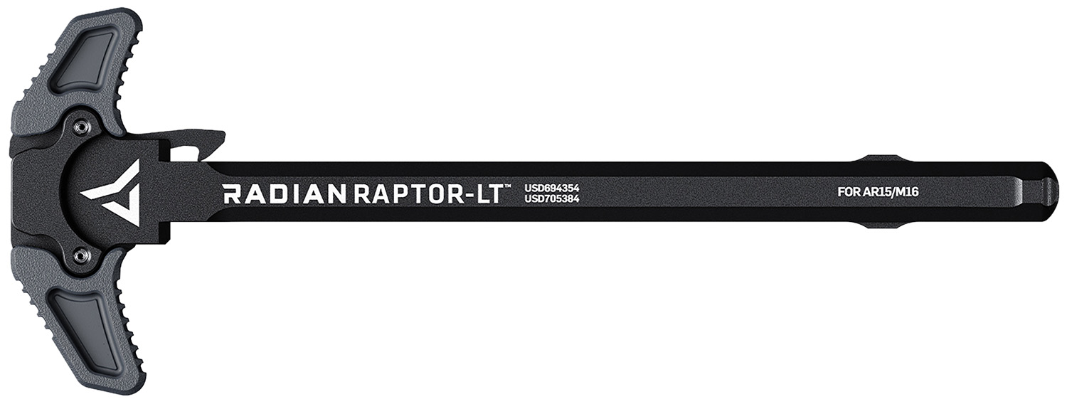 Radian Raptor-LT Lightweight Ambidextrous Charging Handle, Stealth Grey