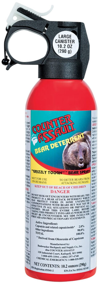 Counter Assault 15067027 Bear Spray 8.1 oz / 10.20 oz
