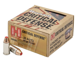 Hornady Critical Defense .32 Auto 60 gr FlexTip FTX 25rd Box