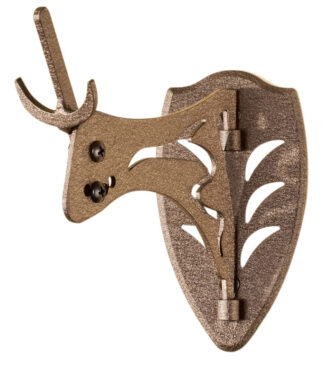 Skull Hooker Little Hooker Wall Mount Brown Powder Coated Steel