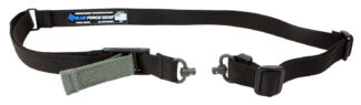 Blue Force Gear Vickers 221 2-to-1 Point Tactical Sling with RED Swivel, Black