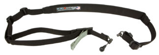 Blue Force Gear Vickers 221 Sling Padded 2-to-1 Point Black QD, Molded Acetal Adjuster