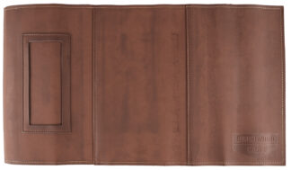 Birchwood Casey Handgun Leather Service Mat with Integrated Parts Tray, 13 x 23.5 in