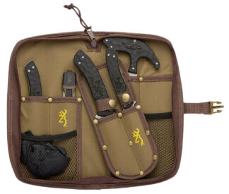 Browning Primal Combo 6-Piece Skinner, Caper, Gut Tool, Bone Saw Set 8Cr13MoV SS Blades