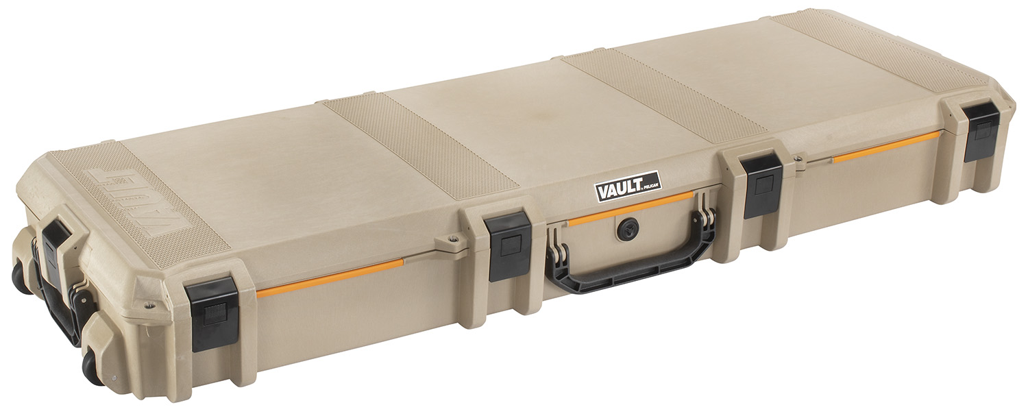 Pelican V800 Vault Double Rifle Case, 53 in, Tan, Polyurethane Foam