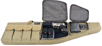 G*Outdoors Tactical AR Case T42ART, 42 in Tan 1000D Nylon with Visual ID Storage System
