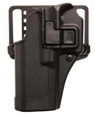 Blackhawk 410568BKL Serpa CQC OWB Size 68 Matte Black Polymer Belt Loop/Paddle Compatible w/Glock 43 Left Hand