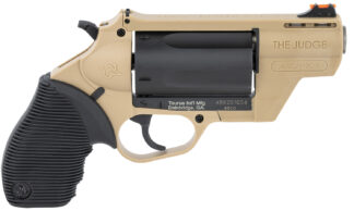 Taurus Judge Public Defender .410 Bore/.45 Colt Double Action/Single Action 5-Round 2in FDE