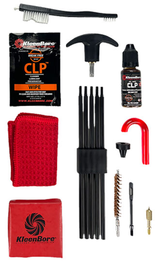 KLEEN-BORE K309 Rifle Classic Cleaning Kit 9mm/.35 Cal, #8-32 Thread Pattern
