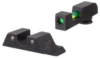 Trijicon 601104 DI Night Sight Set for Glock 20/21 Large Frame, Green Tritium Fiber Optic