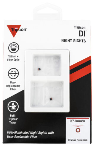 Trijicon AC50013 DI Night Sight Retainer Replacement Pack (Orange Retainers)
