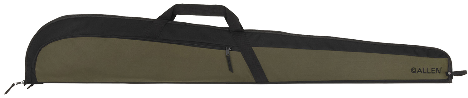 Allen Powell Shotgun Case 52 in Black/Green Padded 600D Polyester