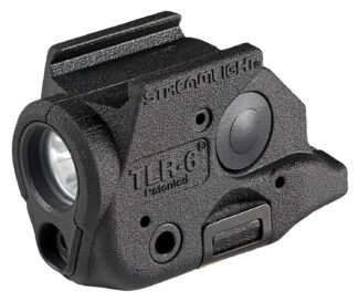 Streamlight TLR-6 Weapon Light 100 Lumens Red Laser, Black